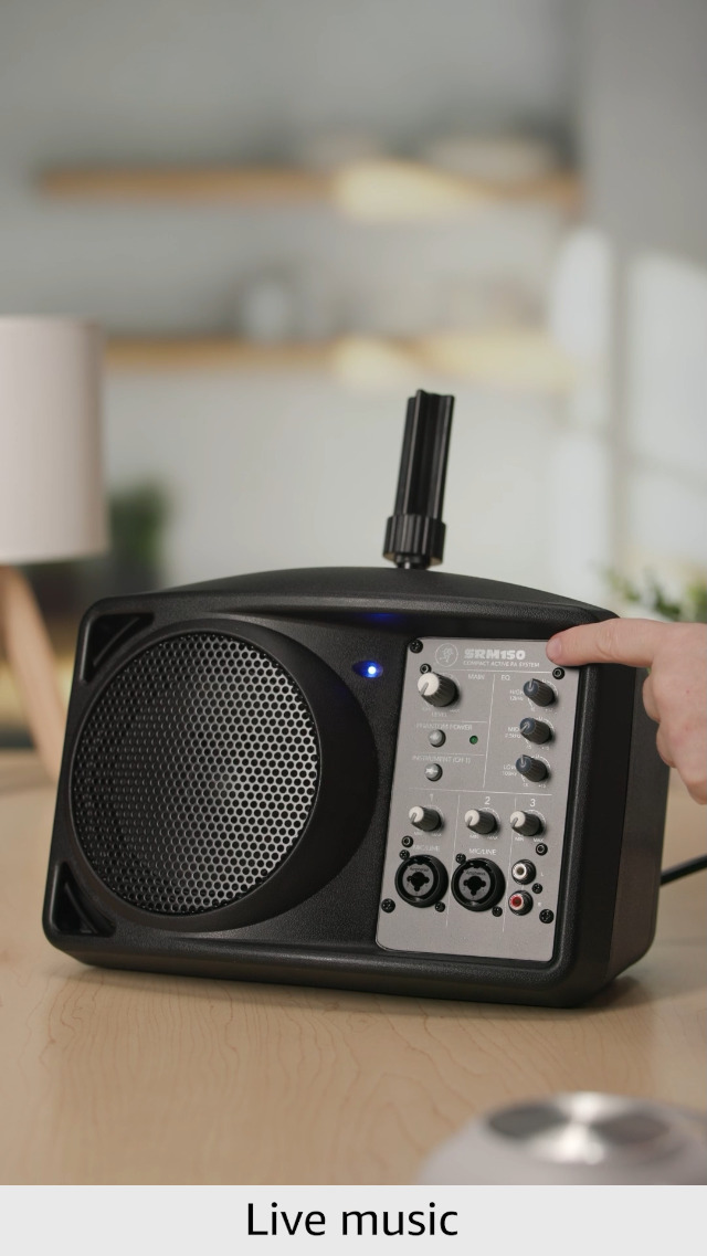 Amazon.com: Mackie SRM150 5.25-Inch Compact Active PA System