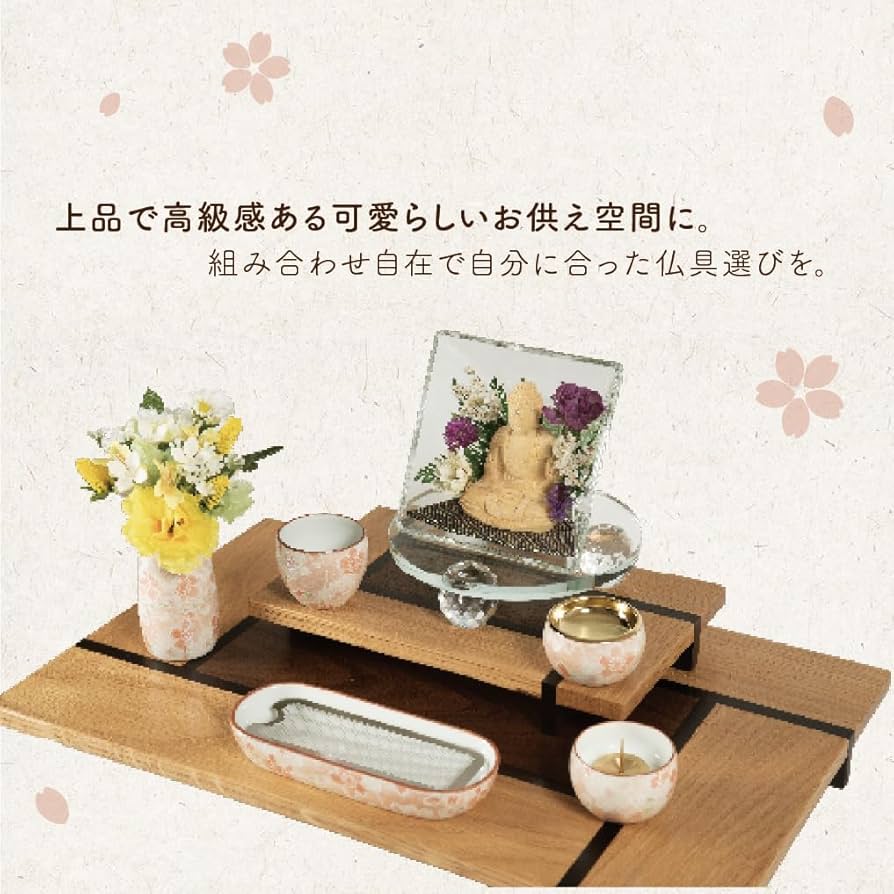 Amazon｜サンメニー 仏壇 灯立 燭台 ろうそく立て 単品 本格 有田焼