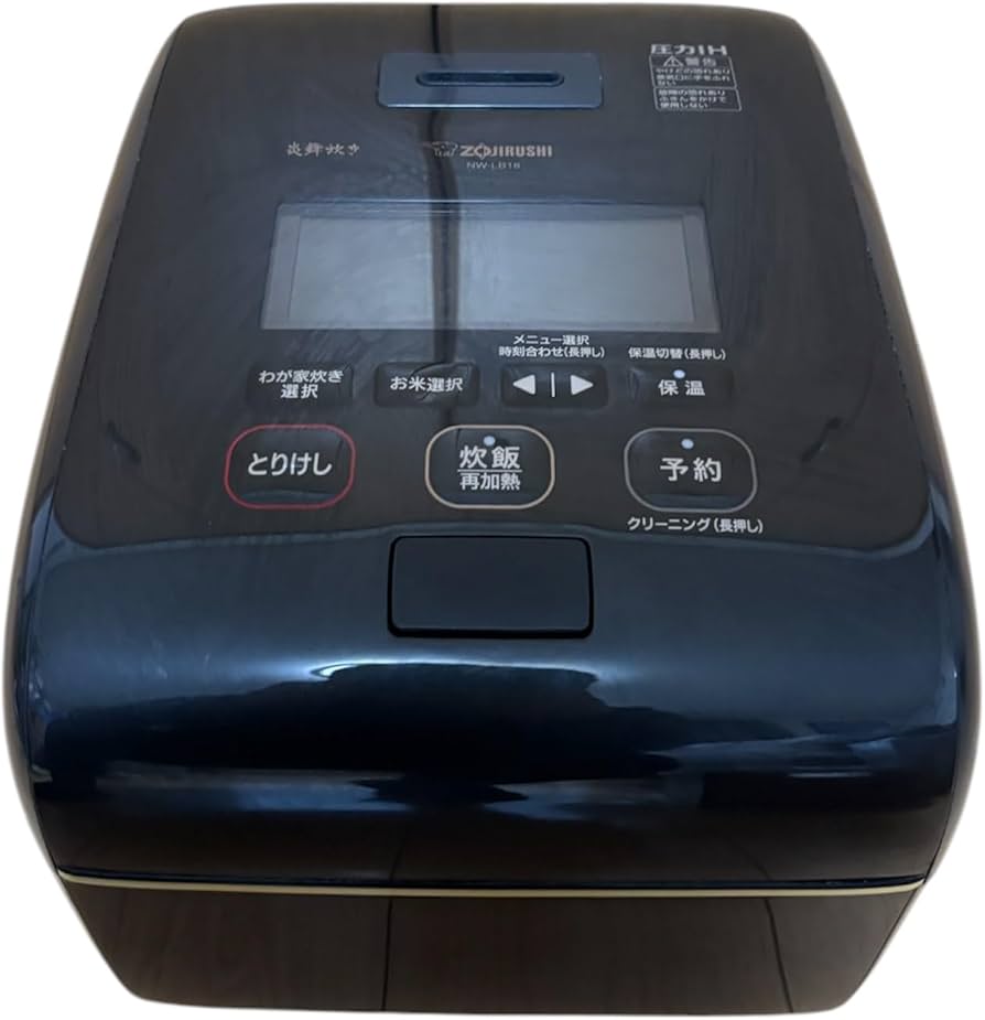 Amazon | 象印マホービン 炊飯器 1升 炎舞炊き 濃墨 NW-LB18-BZ | 象印