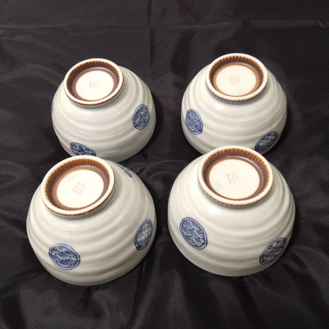 Amazon.co.jp: 有田焼 美染窯 時代絵 丼4個 元箱なし : ホーム＆キッチン