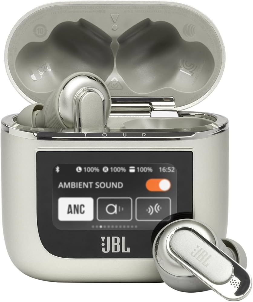JBL Tour Pro 2, Wireless Bluetooth Earphones with Noise Cancelling