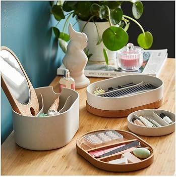 Amazon｜IKEA/イケア SAXBORGA：収納ボックス ミラーのふた付き