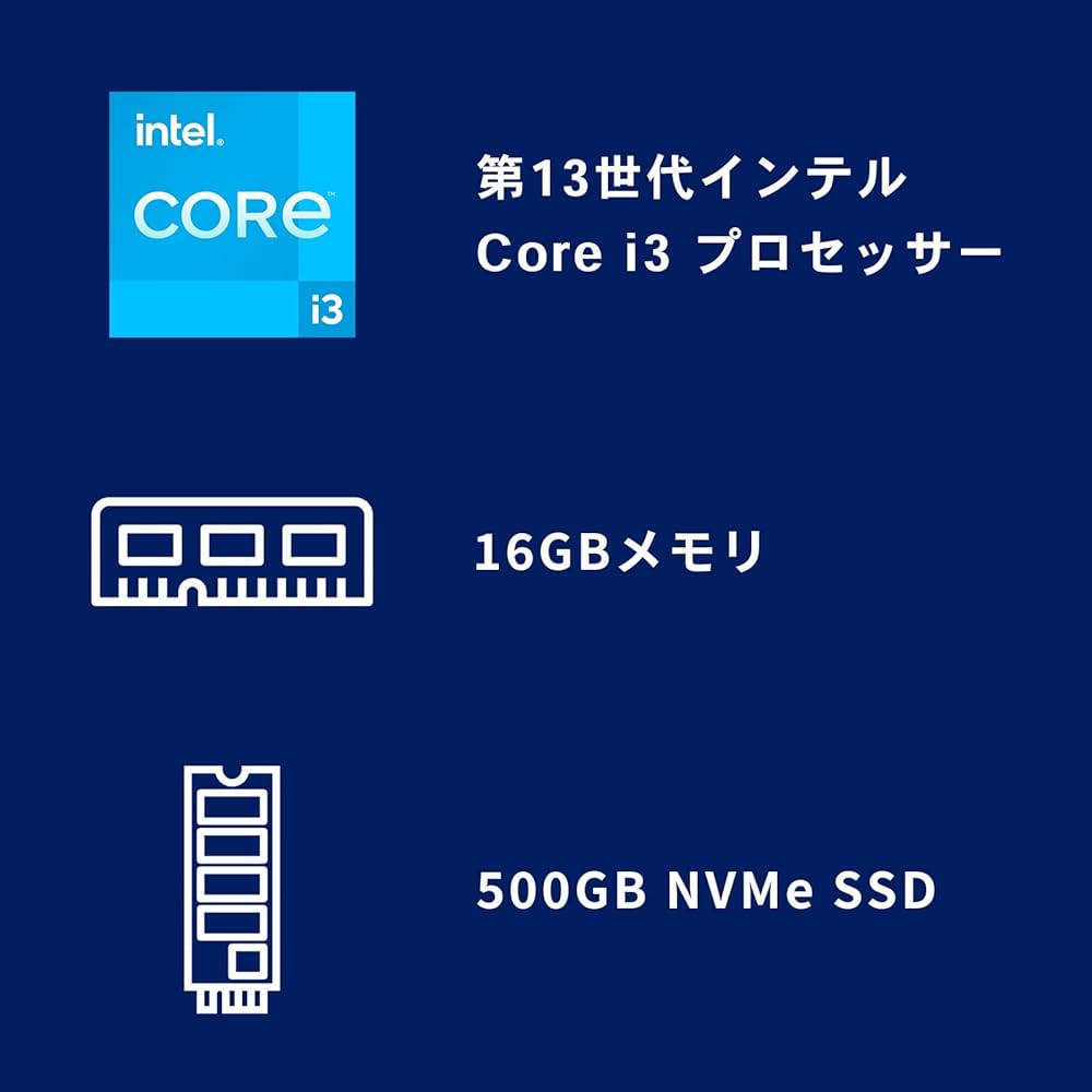 Amazon.co.jp: ノートPC パソコン THIRDWAVE DX-R3 Core i3-1315U