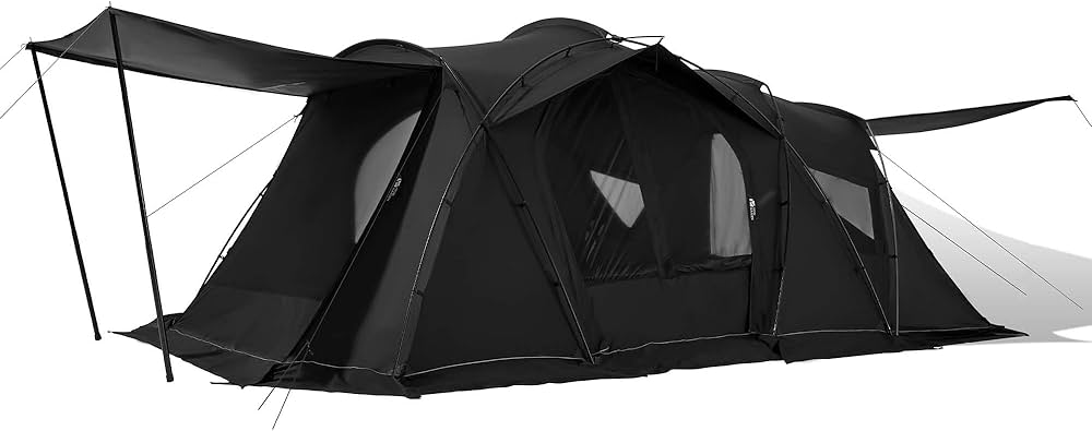 北山狼 BISINNA キャンプテント トンネルテント 4～6人用 二重層