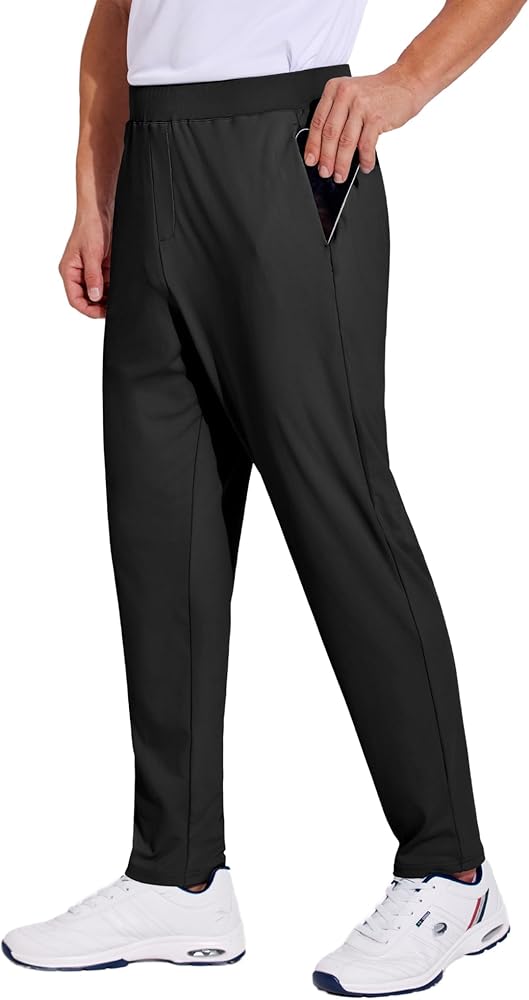 PINSPARK Men's Golf Pants Stretch Lightweight Quick Dry Pants