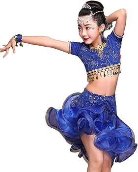 Amazon.co.jp: ベリーダンス トップス 社交ダンス衣装 ラテンドレス
