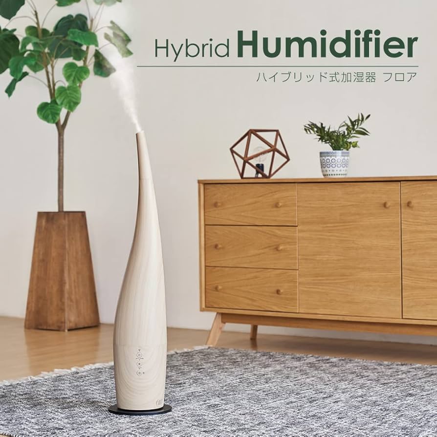 Amazon.co.jp: ドウシシャ 加湿器 ハイブリッド式 抗菌加工 木目調