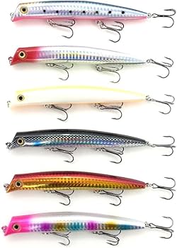 Amazon.co.jp: 【オルルド釣具】 リップレス 爆釣ミノー 12cm 18g 6色