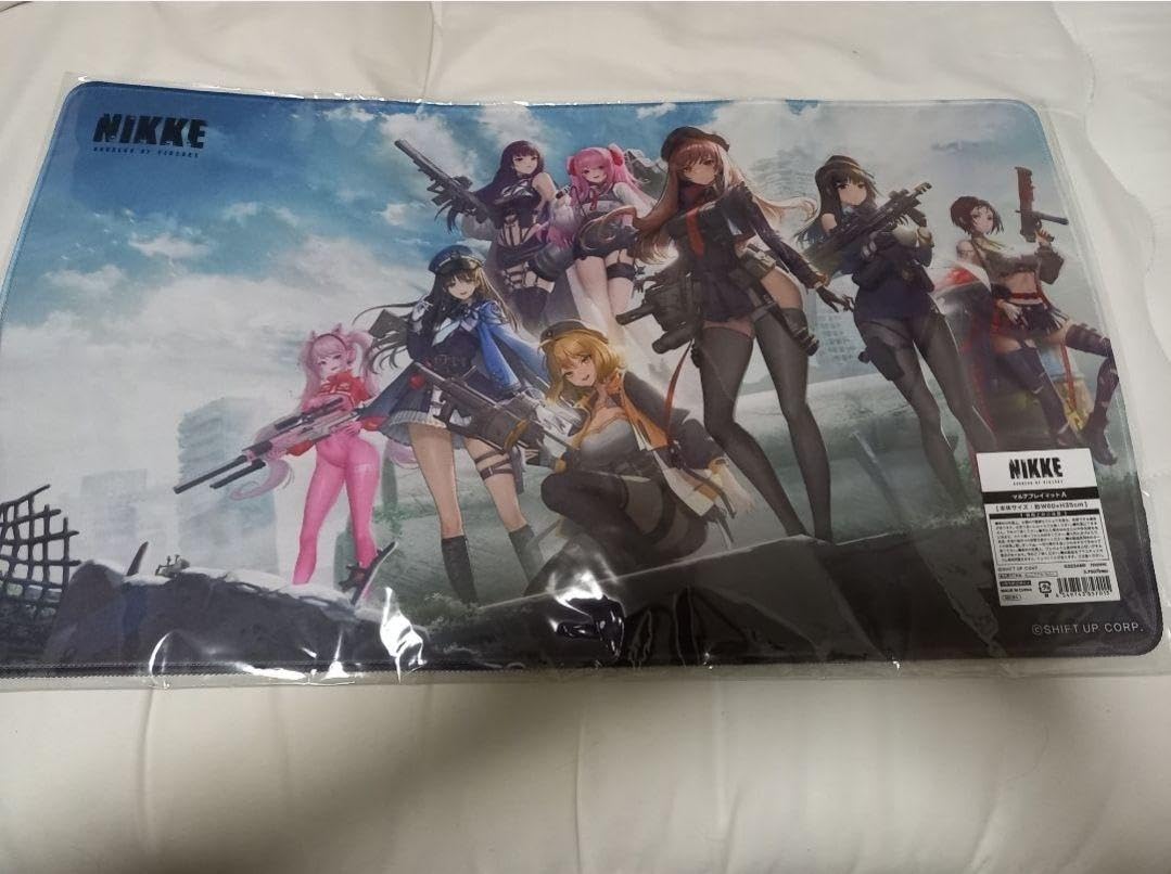 Amazon.co.jp: A ラバーマット デスクマット プレイマット NIKKE 勝利