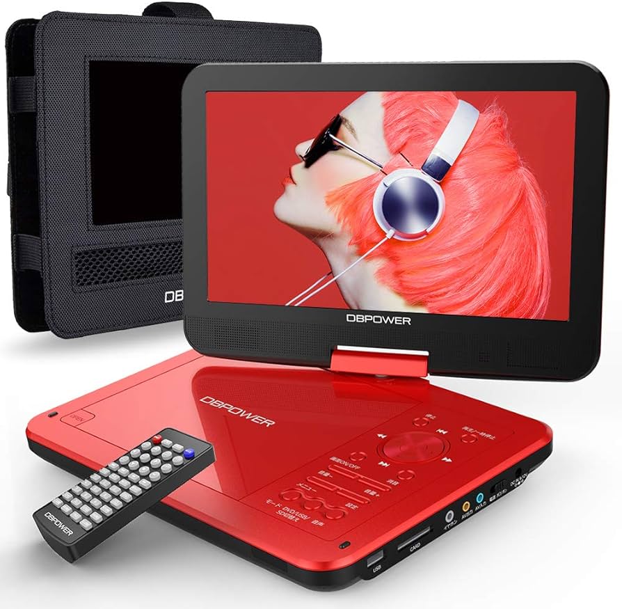 Amazon.co.jp: DBPOWER ポータブルDVDプレーヤー 12.5型 車載用