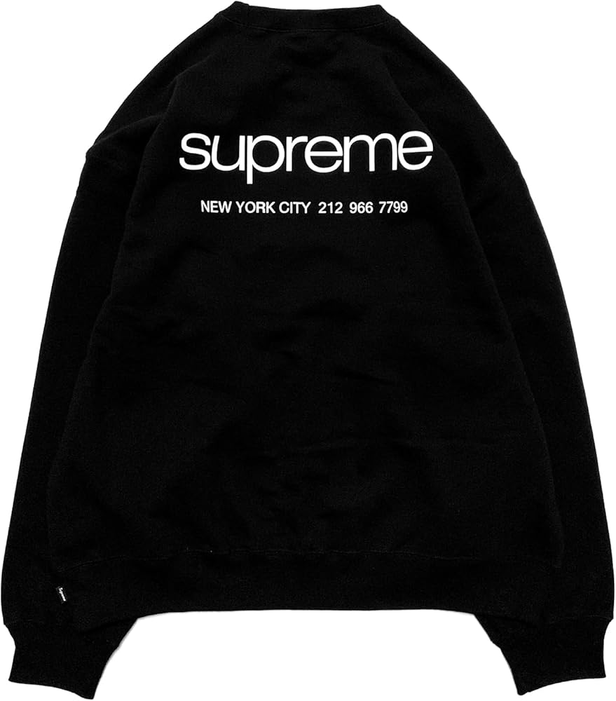 Amazon.co.jp: [シュプリーム] メンズ ニューヨークシティクルーネック