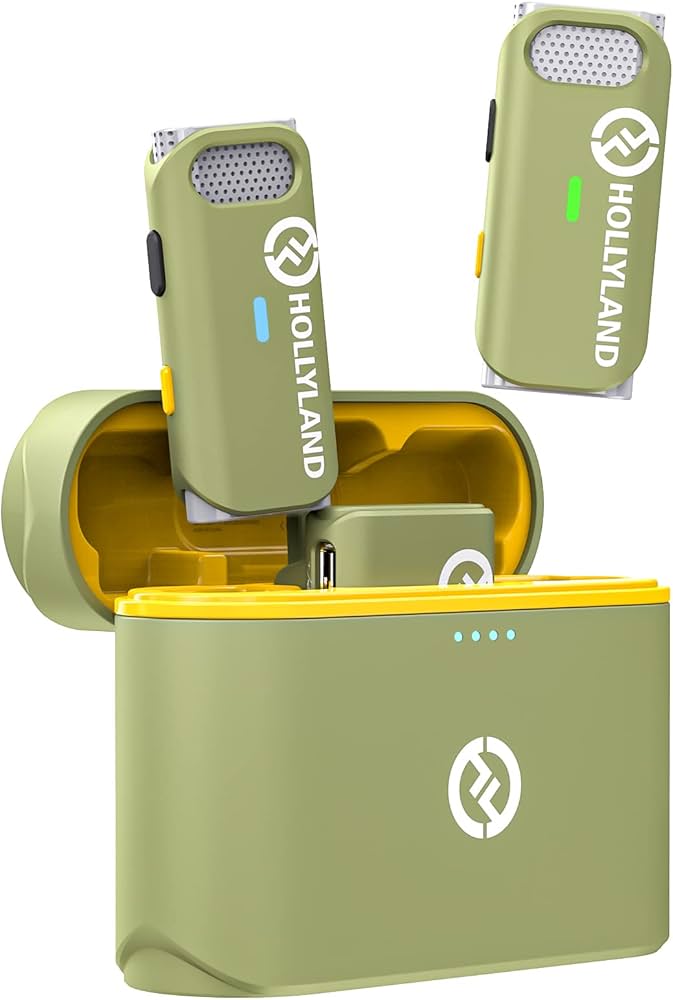 Amazon.co.jp: Hollyland Lark M1 ピンマイク-ワイヤレスマイク 200M