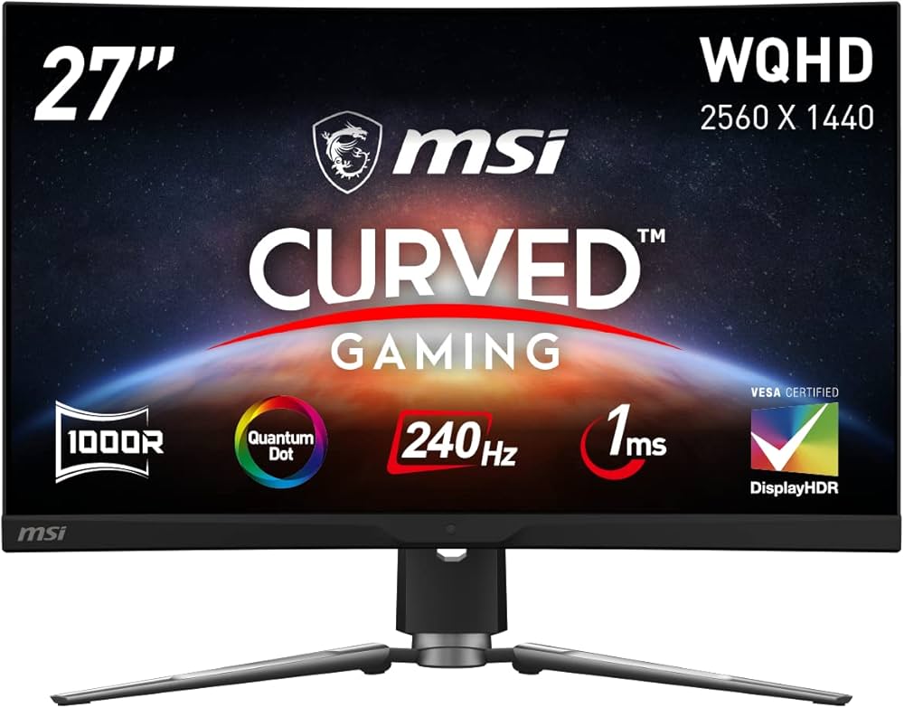 Amazon.co.jp: MSI 湾曲ゲーミングモニター MPG ARTYMIS 273CQRX-QD 27