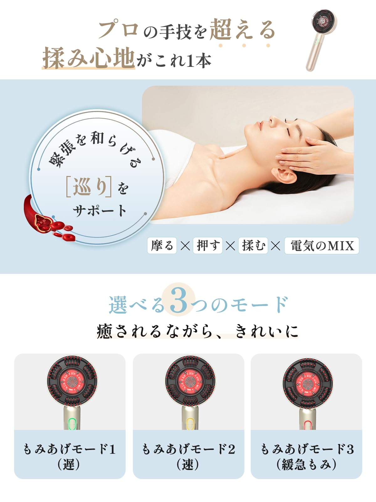 Amazon.co.jp : Kiboer 電気ブラシ ヘッドスパ 電動頭皮ブラシ