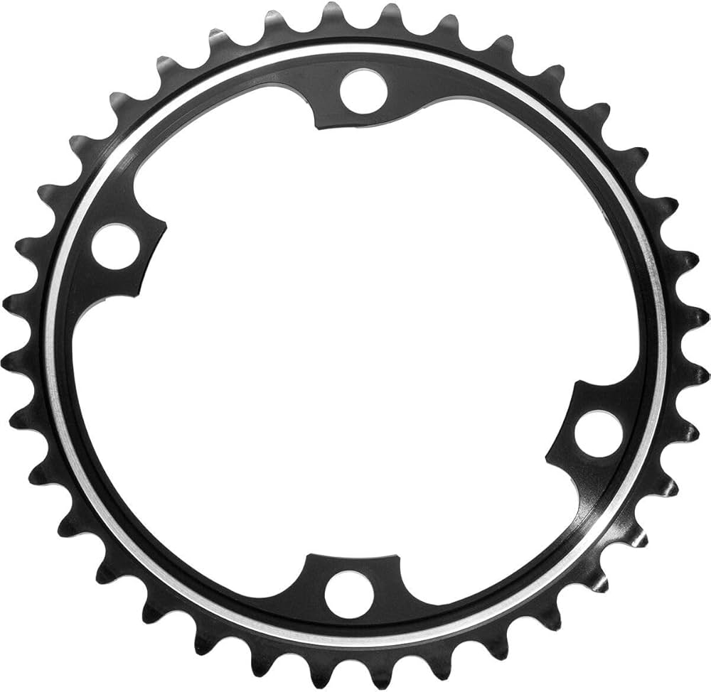 Amazon.com : SHIMANO Dura-Ace R9100 Chainring Black, 34T : Sports