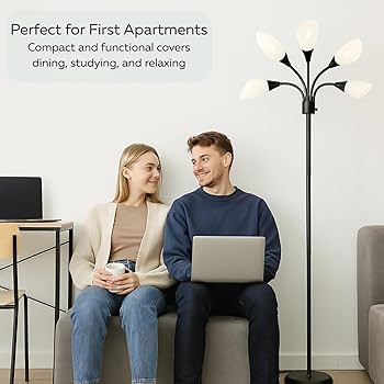 Amazon.co.jp : メデューサ フロアランプ アクリルシェードつき