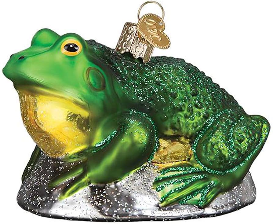 Amazon.com: Old World Christmas Ornaments Bull Frog Glass Blown