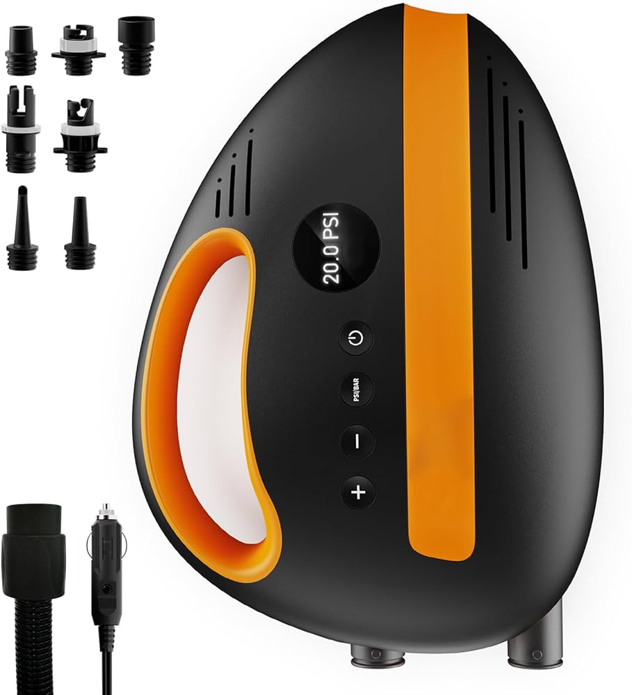 Amazon.co.jp: SUP電動エアーポンプ コードレス式電動空気入れ 最大