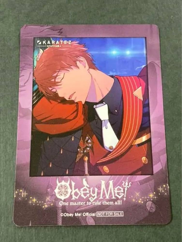 Amazon.co.jp: Obey Me! ディアボロ カラ鉄 チェキ カード obeyme
