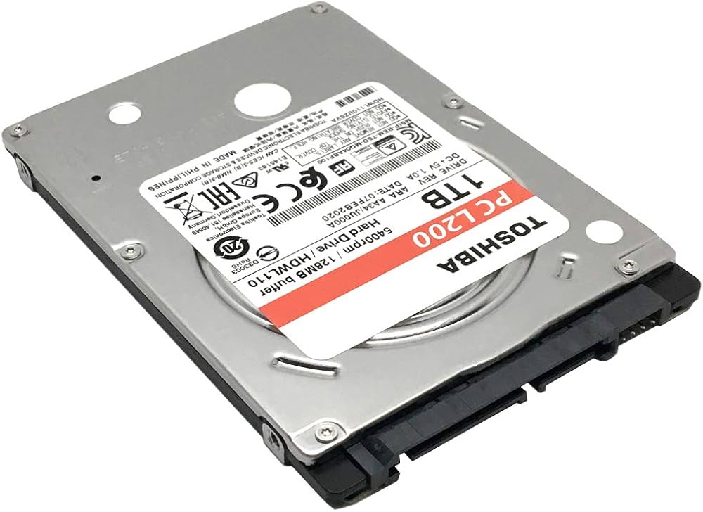 Amazon | 東芝 1TB 5400RPM 128MB キャッシュ SATA 6Gb/s (7mm) 2.5