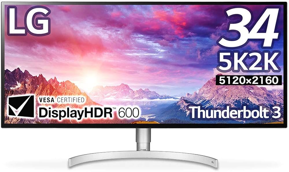 Amazon.co.jp: LG モニター ディスプレイ 34WK95U-W 34インチ/5K2K
