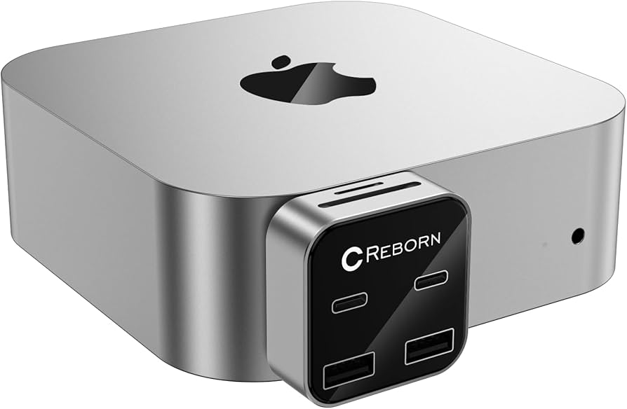Amazon.com: Mac mini M4 Dock | 6-Port Mac mini Hub with Dual