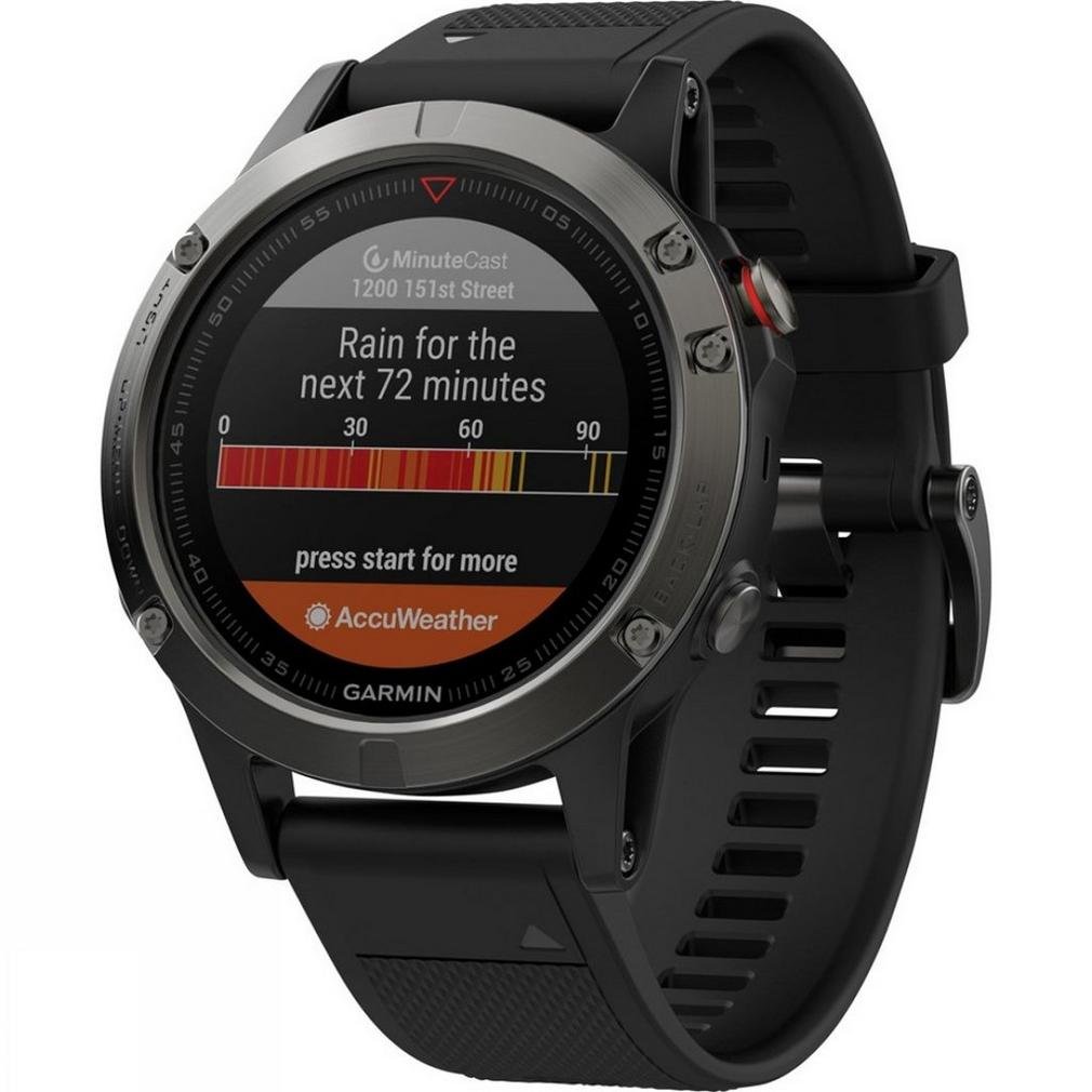 Amazon.com: Garmin Fenix 5 Sapphire - Black with Black Band