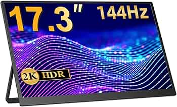 Amazon.co.jp: EVICIV モバイルモニター 17.3インチ 2K 144Hz
