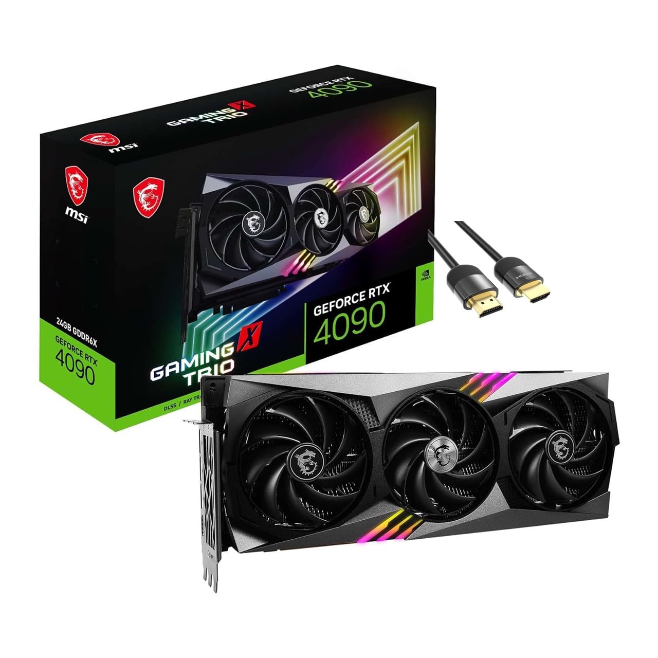 Amazon | MSI Gaming X Trio RTX 4090 グラフィックスカード (PCIe 4.0