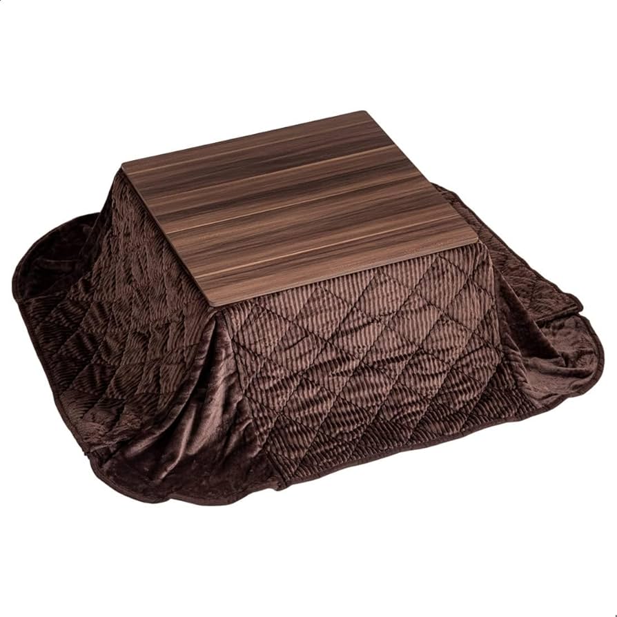 Amazon.co.jp : こたつ 2点セット 正方形 一人用 【 こたつ本体 +