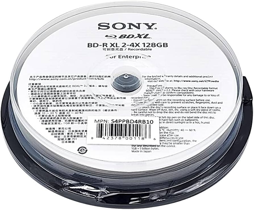 Amazon.com: Digital 4X 128GB BDXL Quad Layer BD-R XL White Inkjet