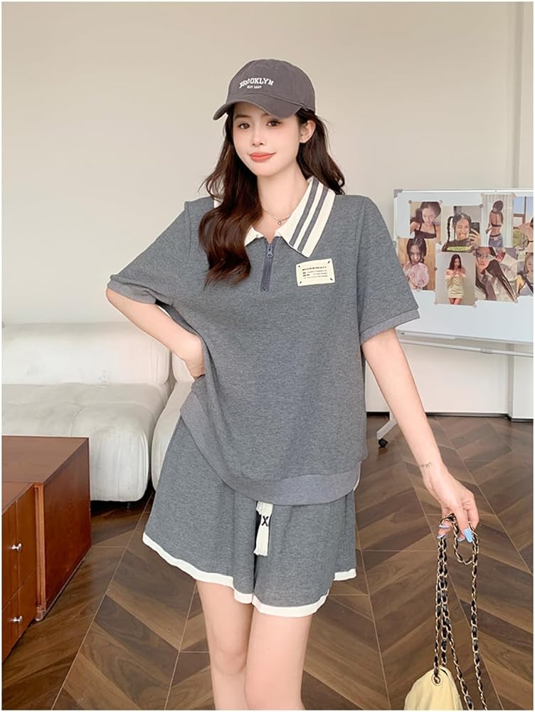 Amazon | PTORGETシャツ レディース ジャージ セットアップ 半袖