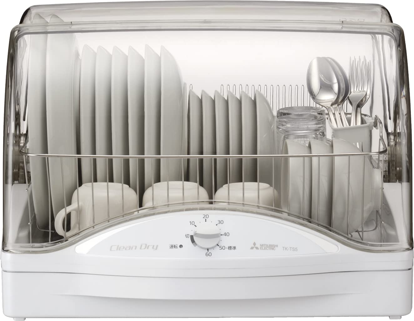 Amazon | 三菱電機 食器乾燥機 TK-TS5-W ステンレス食器カゴ キッチン