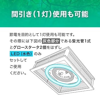 Amazon | エコリカ 丸形LED 工事不要 グロースタータ式 FCL蛍光灯専用