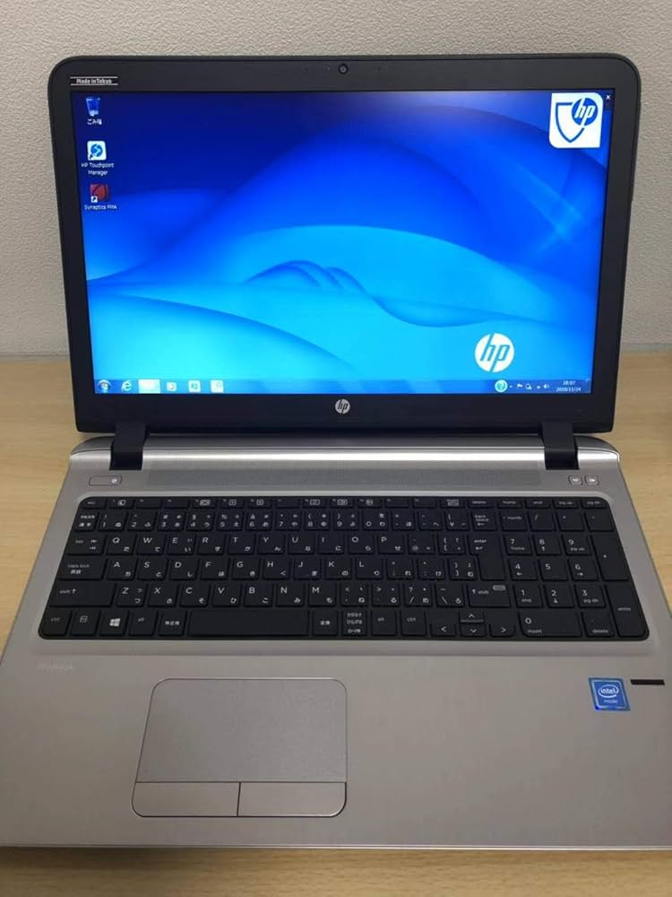 Amazon.co.jp: 【指紋認証センサー搭載】 HP ProBook 450G3 Windows7