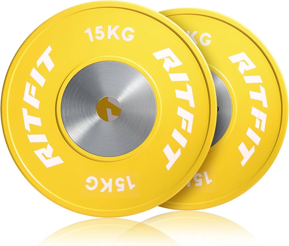 Amazon | RITFIT 競技用バーベルプレート 高精度 ダンベルプレート