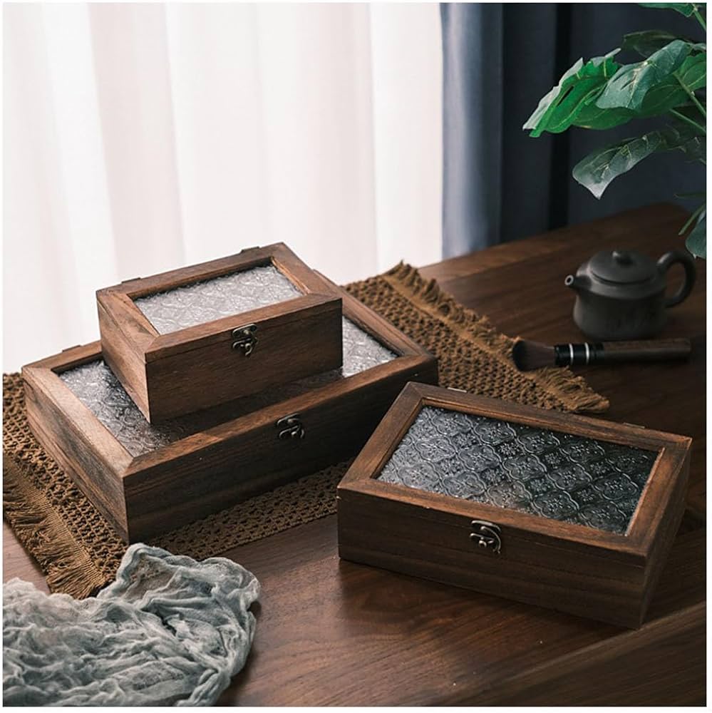 Amazon｜ウッドボックス 木製 小物入れ 木箱 アクセサリーケース