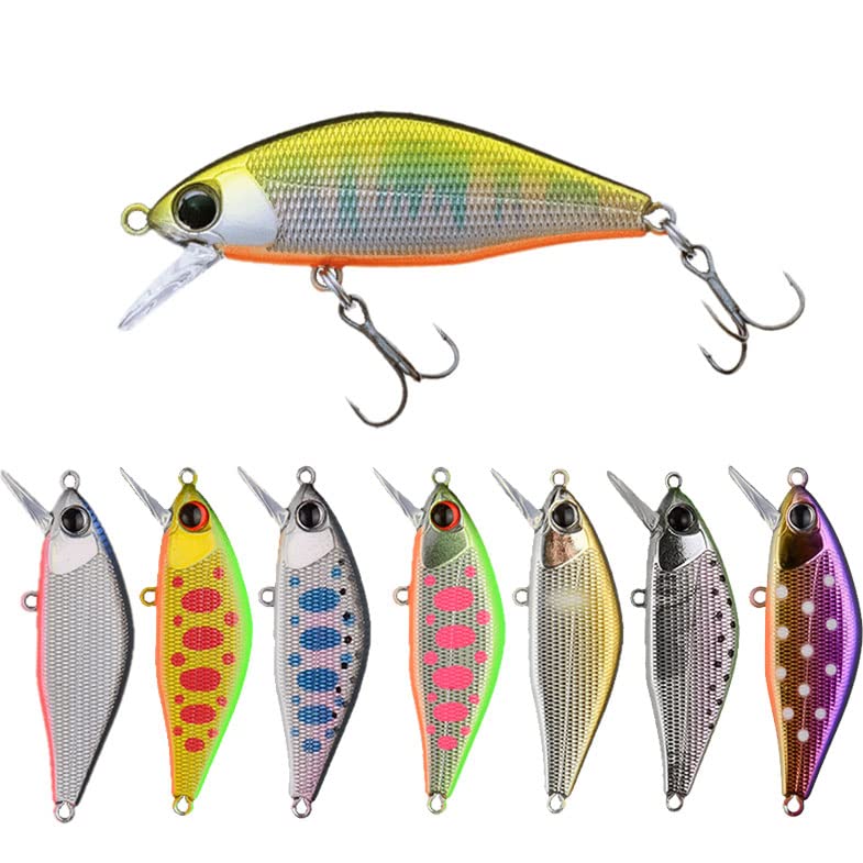 Amazon.co.jp: 【PBルアー】渓流 シンキングミノー 45S 45mm 4g 8個