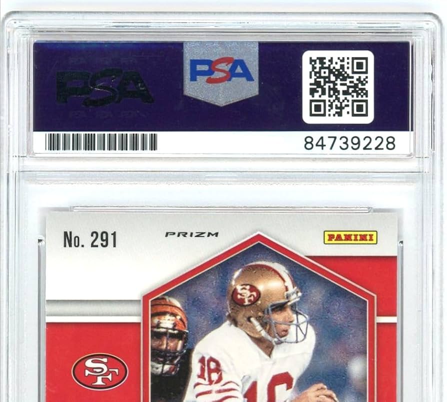 Amazon.co.jp: ジョー・モンタナ 直筆 サイン 入り Panini PRIZM 公式