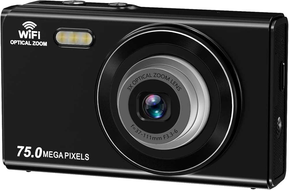 Amazon | YULINJIA デジカメ 3倍光学ズーム スマホに送れる 4K