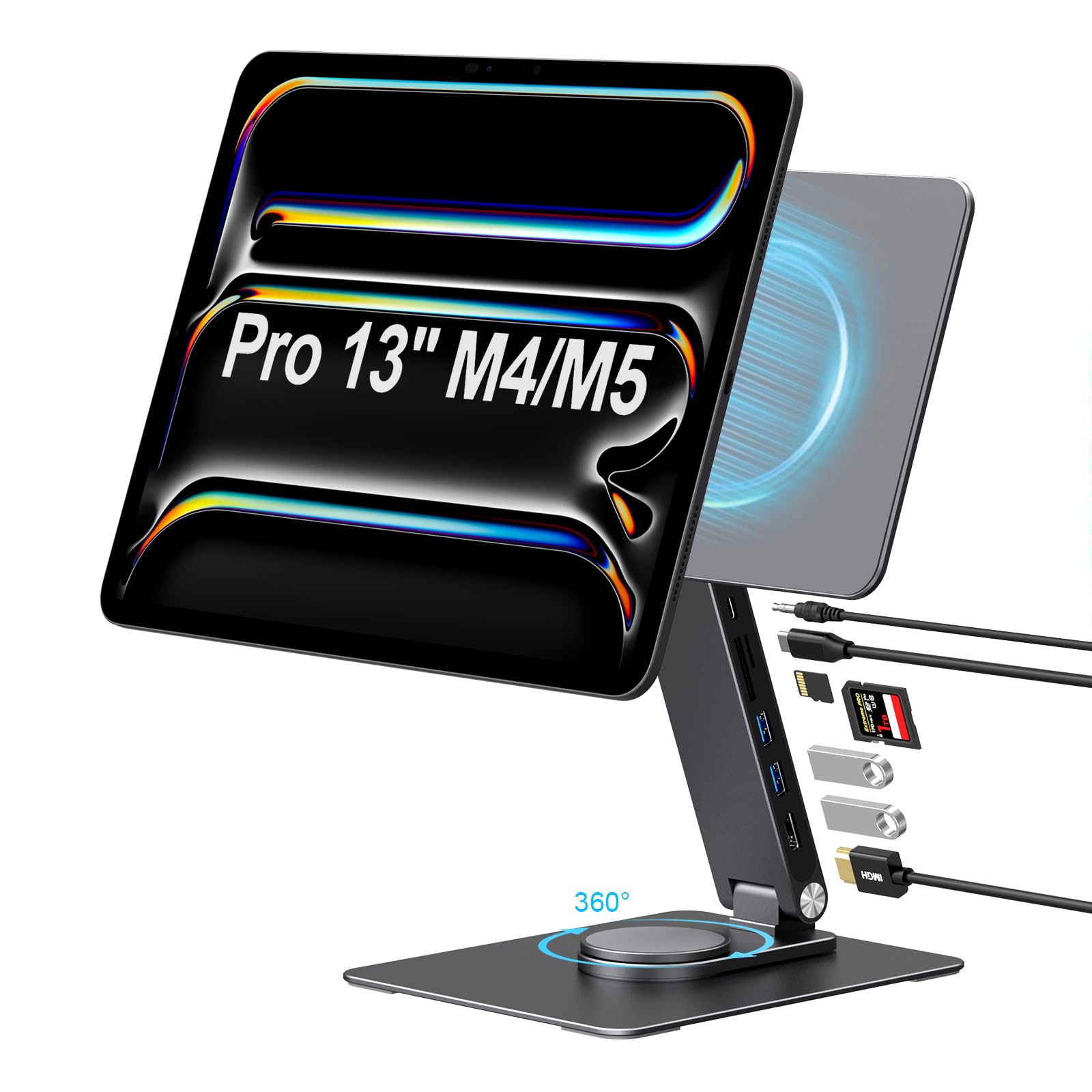 Amazon.com: GEWOKLIY iPad Pro 13-inch(M4/M5 Magnetic Stand Hub