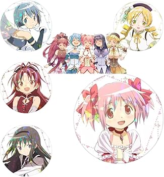 Amazon.co.jp: 魔法少女まどかマギカ 缶バッチ 鹿目 まどか 巴 マミ