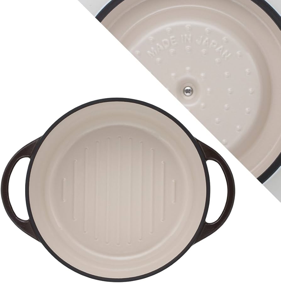 Amazon｜バーミキュラ 鋳物ホーロー鍋 22cm パールブラウン 無水調理