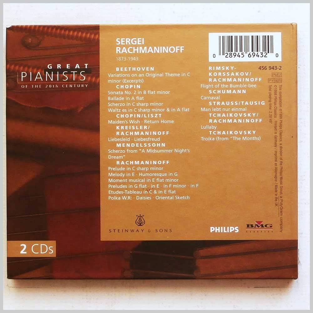 Sergei Rachmaninov, Ludwig van Beethoven, Frederic Chopin, Franz