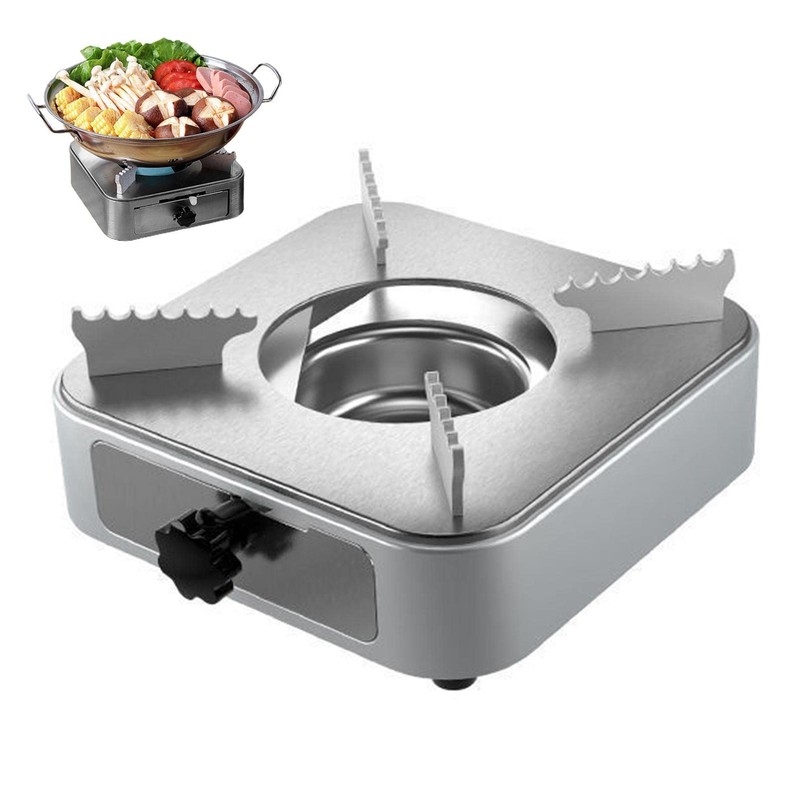 Amazon | 固形燃料コンロセット 鍋蒸し付 卓上のコンロ 鍋蒸しプレート