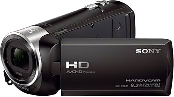 Amazon.com : Sony HDR-CX240/B Full HD 9.2 MP Camcorder with 27x