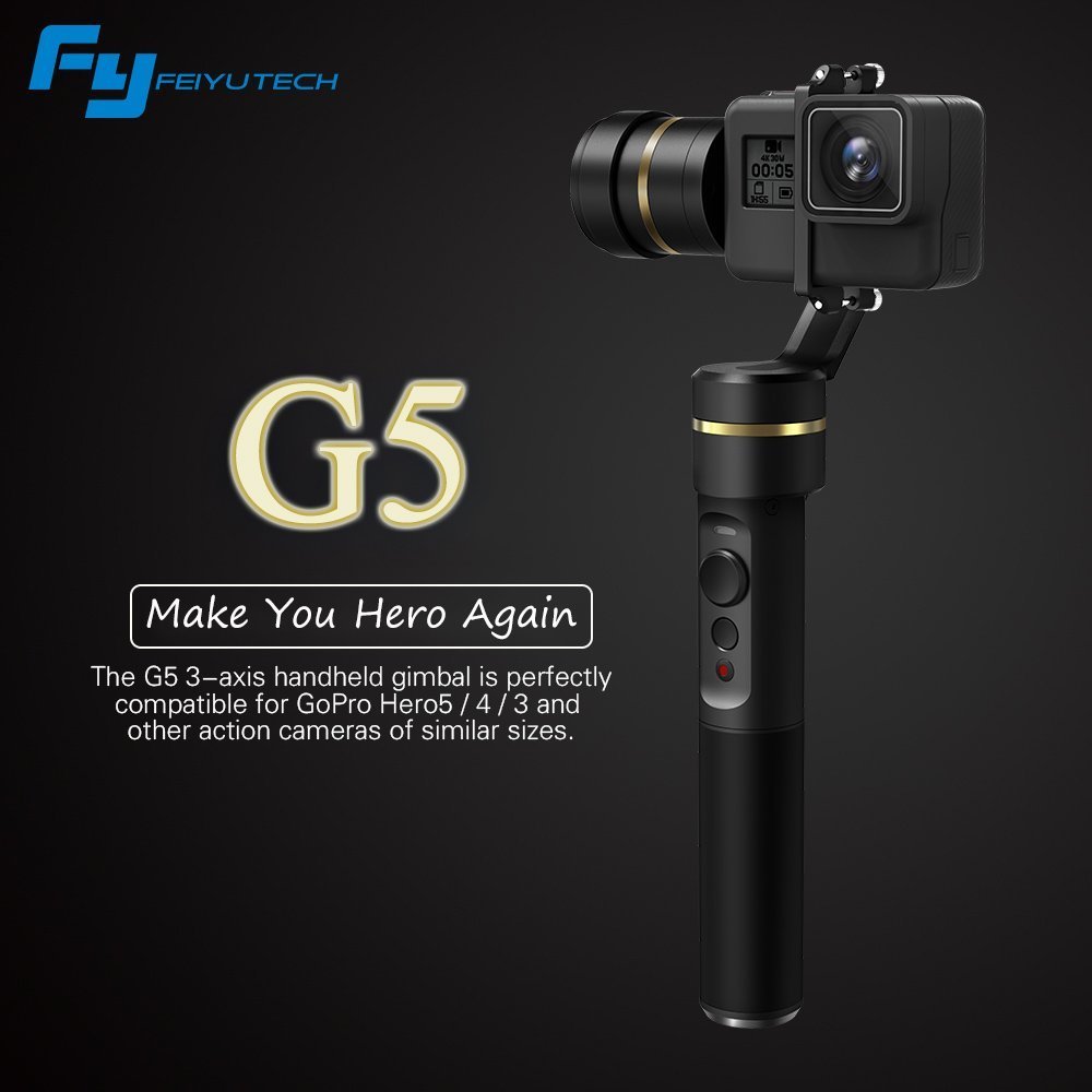 FeiyuTech FY-G5 3-Axis Water Splash-Proof Handheld Gimbal for