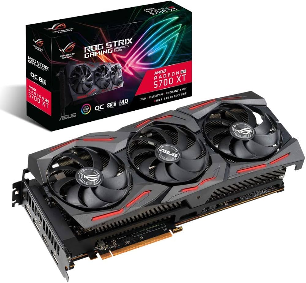 ASUS Radeon RX 5700 XT 8GB ROG STRIX OC GAMING Graphics Card