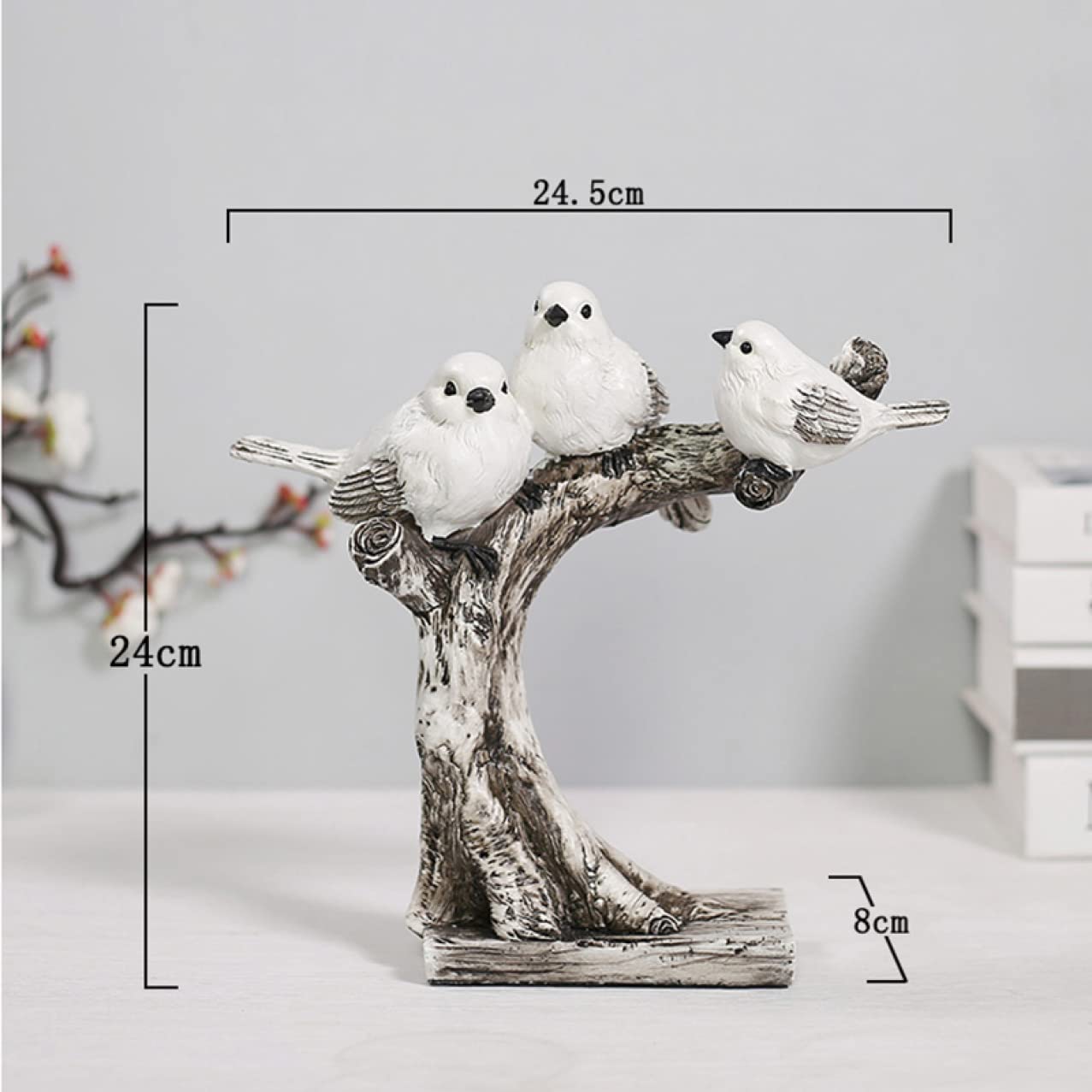 Amazon.co.jp: 鳥 かわいい 雑貨 置物 小鳥 モダン フィギュア