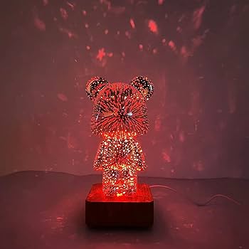 Amazon.co.jp : 3D 花火 クマ ライト プロジェクション カラフル クマ